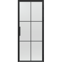 PORTA LOFT STEEL model 1 Sklo 